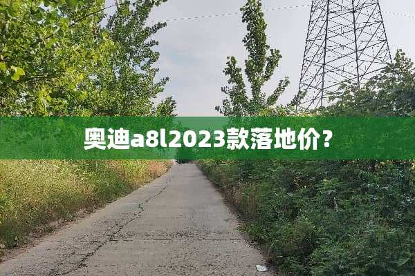 奥迪a8l2023款落地价？