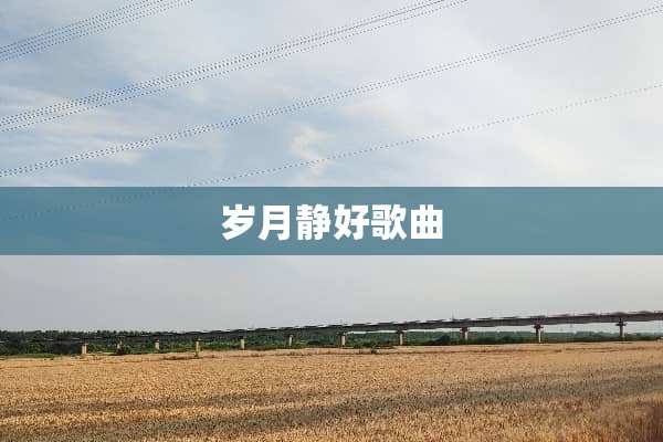 岁月静好歌曲