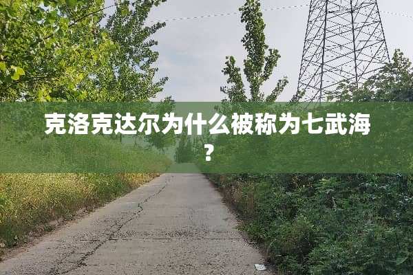 克洛克达尔为什么被称为七武海？