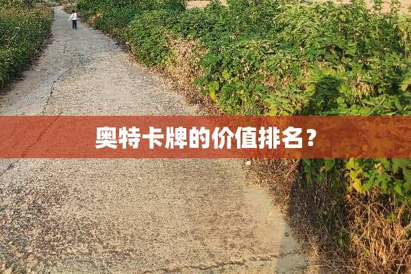 奥特卡牌的价值排名？