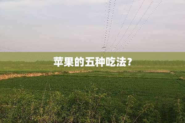 苹果的五种吃法？