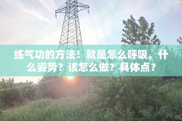 练气功的方法！就是怎么呼吸，什么姿势？该怎么做？具体点？