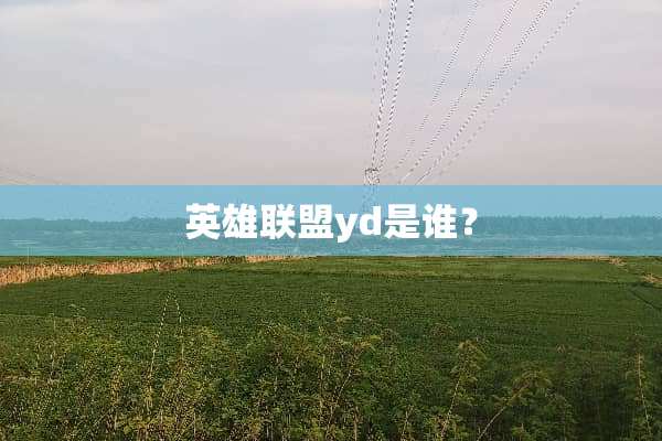 英雄联盟yd是谁？