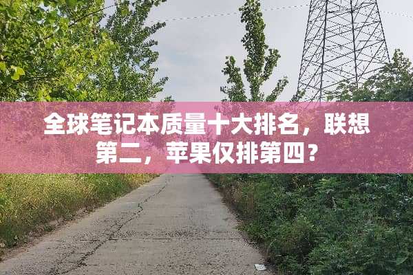 全球笔记本质量十大排名，联想第二，苹果仅排第四？