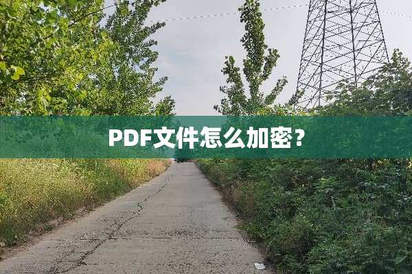 PDF文件怎么加密？