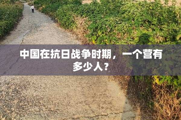 中国在**战争时期，一个营有多少人？