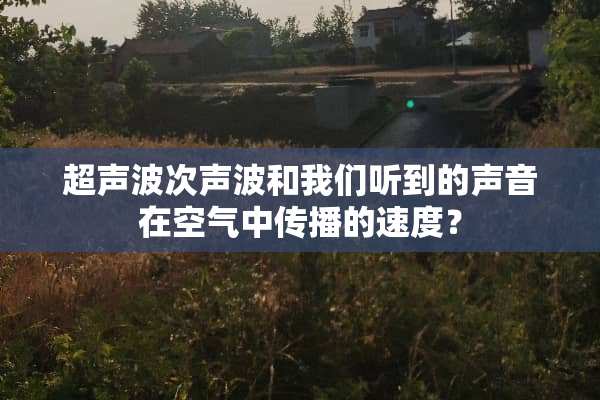 ***次声波和我们听到的声音在空气中传播的速度？