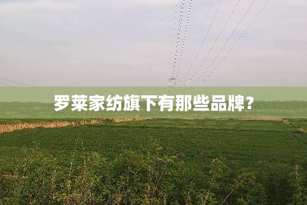 罗莱家纺旗下有那些品牌？