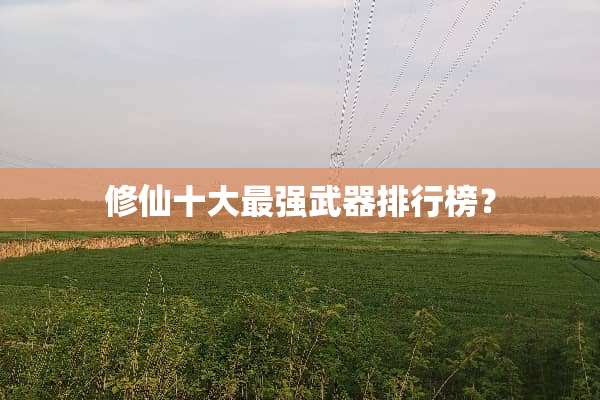 修仙十大最强**排行榜？