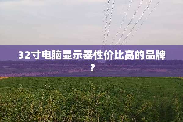 32寸电脑显示器性价比高的品牌？