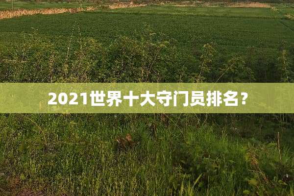 2021世界十大守门员排名？