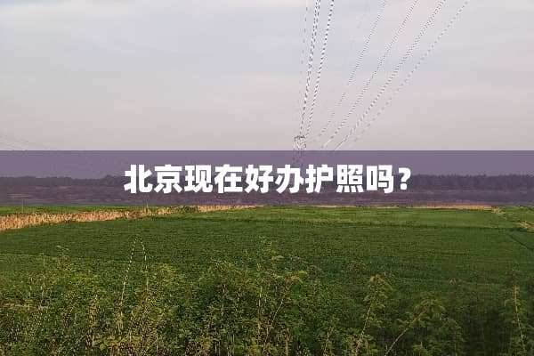 北京现在好办护照吗？