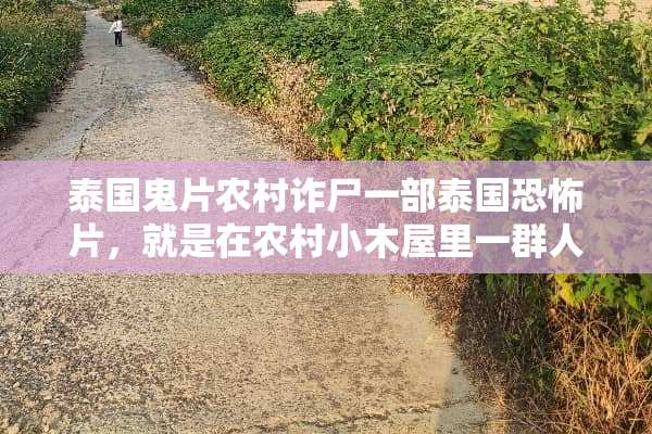 泰国鬼片农村诈尸一部泰国恐怖片，就是在农村小木屋里一群人坐在那里超渡死人
