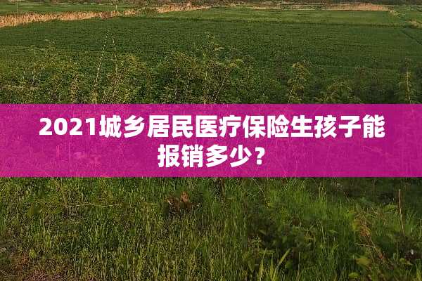 2021城乡居民医疗保险生孩子能报销多少？