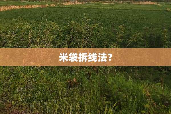 米袋拆线法？