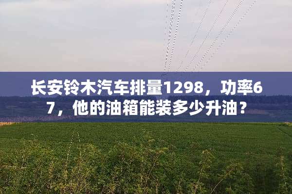 长安铃木汽车排量1298，功率67，他的油箱能装多少升油？