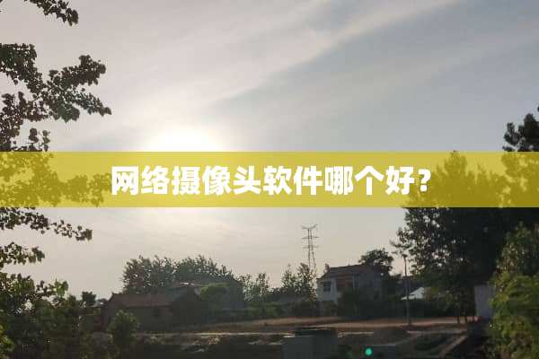 网络**头软件哪个好？