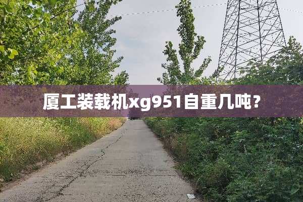 厦工装载机xg951自重几吨？