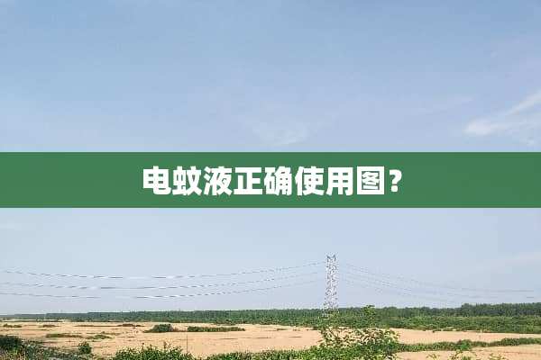 电蚊液正确使用图？