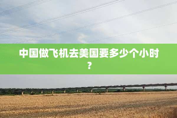 中国做飞机去美国要多少个小时？
