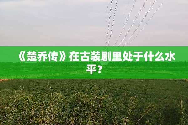 《楚乔传》在古装剧里处于什么水平？