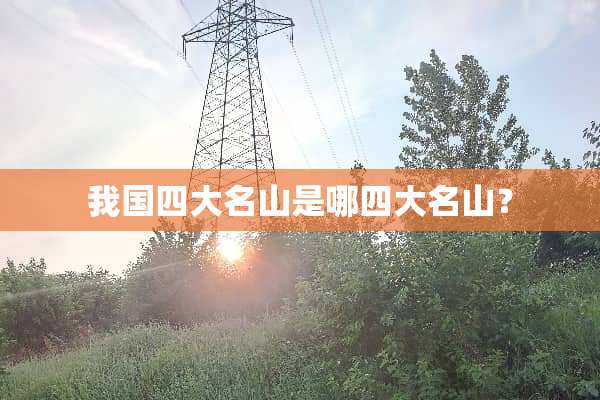 我国四大名山是哪四大名山？
