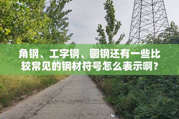 角钢、工字钢、圆钢还有一些比较常见的钢材符号怎么表示啊？