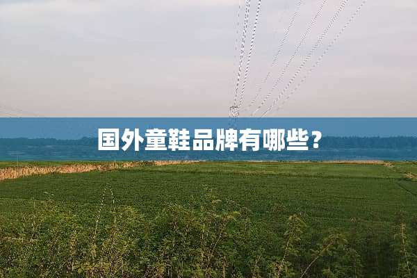 国外童鞋品牌有哪些？