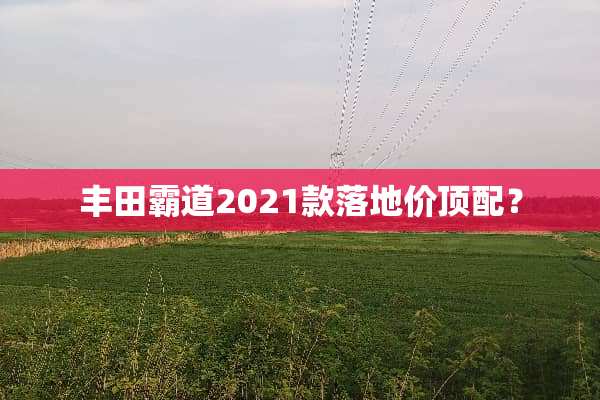 丰田霸道2021款落地价顶配？
