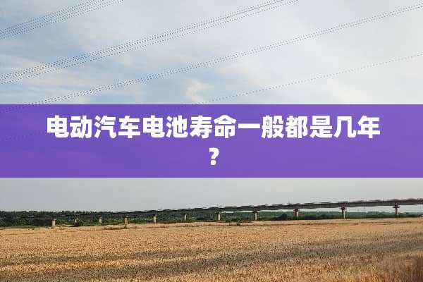 电动汽车电池寿命一般都是几年？