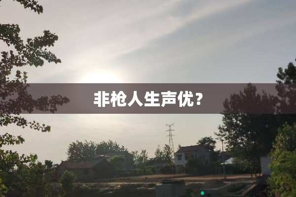 非*人生声优？