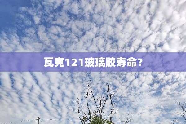 瓦克121玻璃胶寿命？