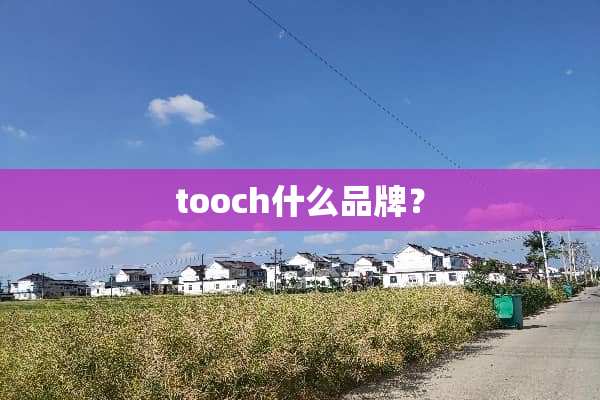 tooch什么品牌？