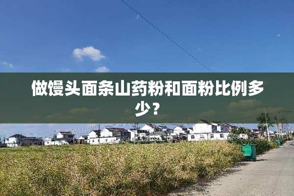 做馒头面条山药粉和面粉比例多少？