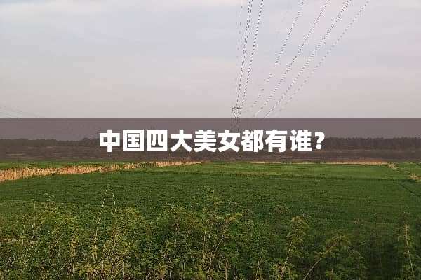 中国四大**都有谁？