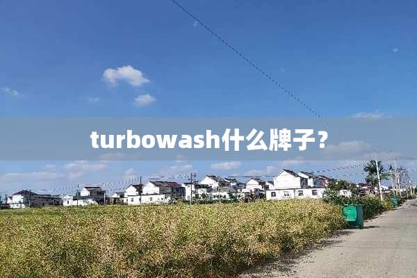 turbowash什么牌子？