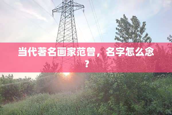 当代著名画家范曾，名字怎么念？