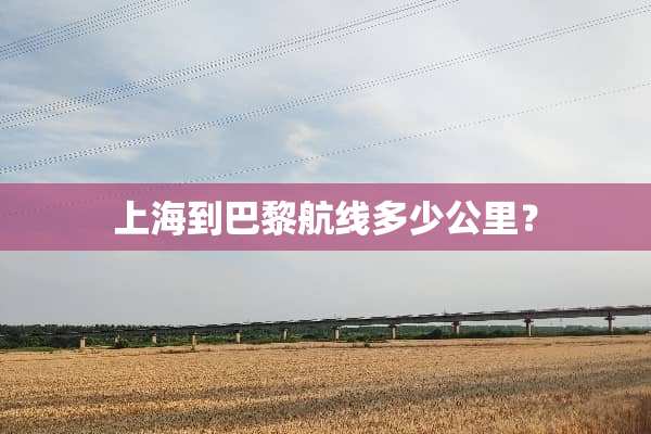 上海到巴黎航线多少公里？