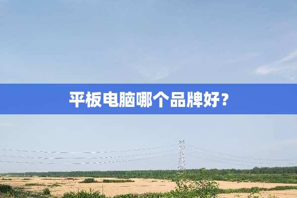 平板电脑哪个品牌好？
