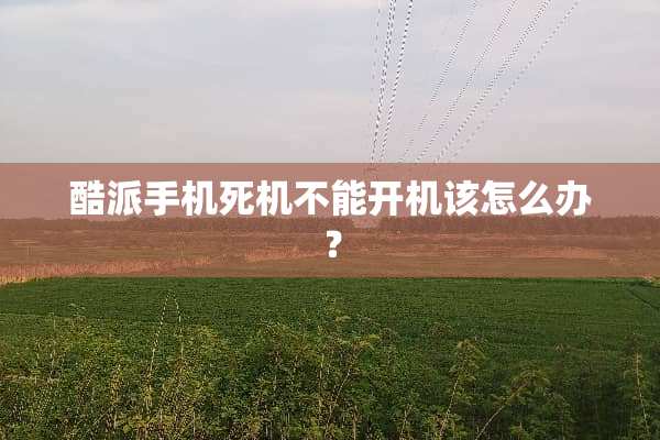 酷派手机死机不能开机该怎么办？