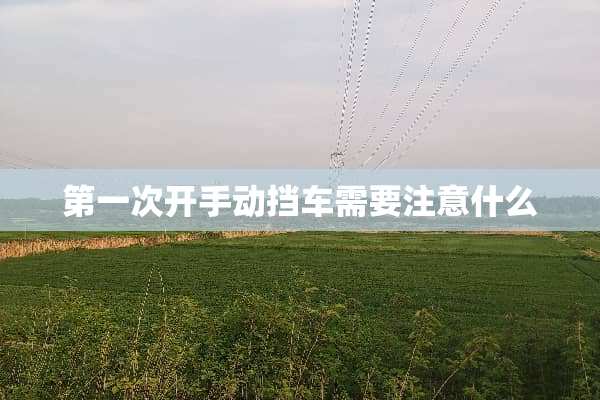 第一次开手动挡车需要注意什么