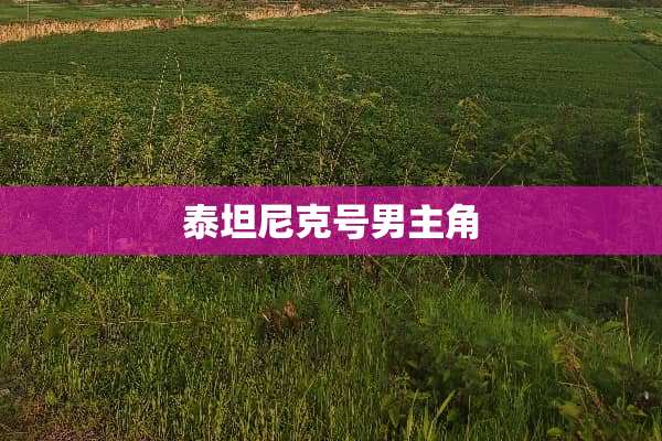 泰坦尼克号男主角
