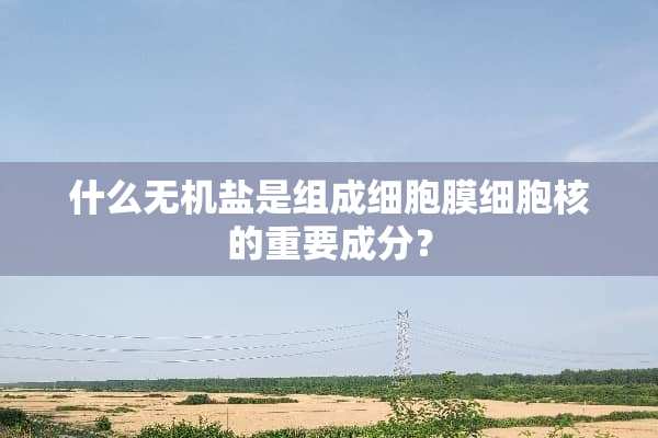 什么无机盐是组成细胞膜细胞核的重要成分？