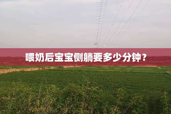 喂奶后宝宝侧躺要多少分钟？