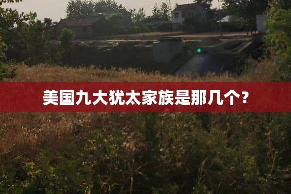美国九大犹太家族是那几个？