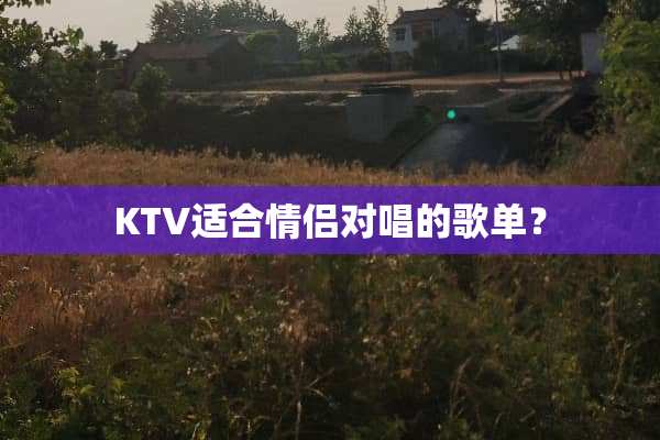 KTV适合情侣对唱的歌单？