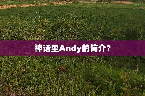 神话里Andy的简介？