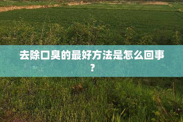 去除口臭的最好方法是怎么回事？