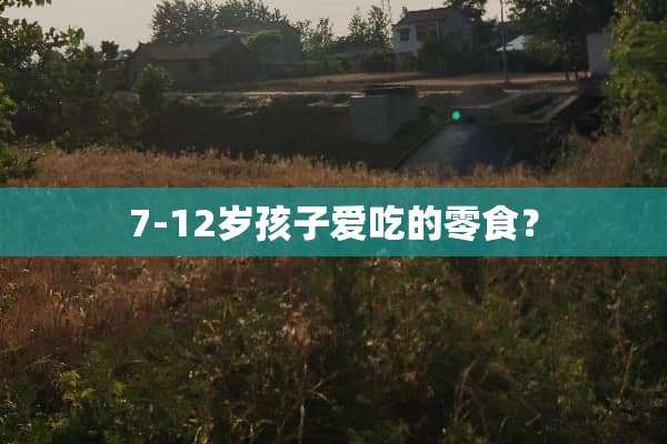 7-12岁孩子爱吃的零食？