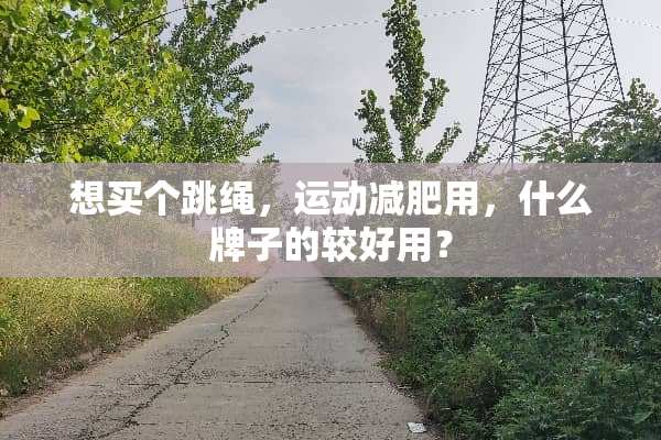 想买个跳绳，运动减肥用，什么牌子的较好用？